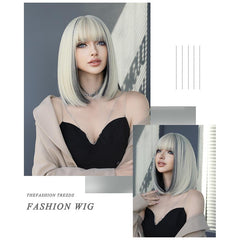 Platinum Short Straight Wig