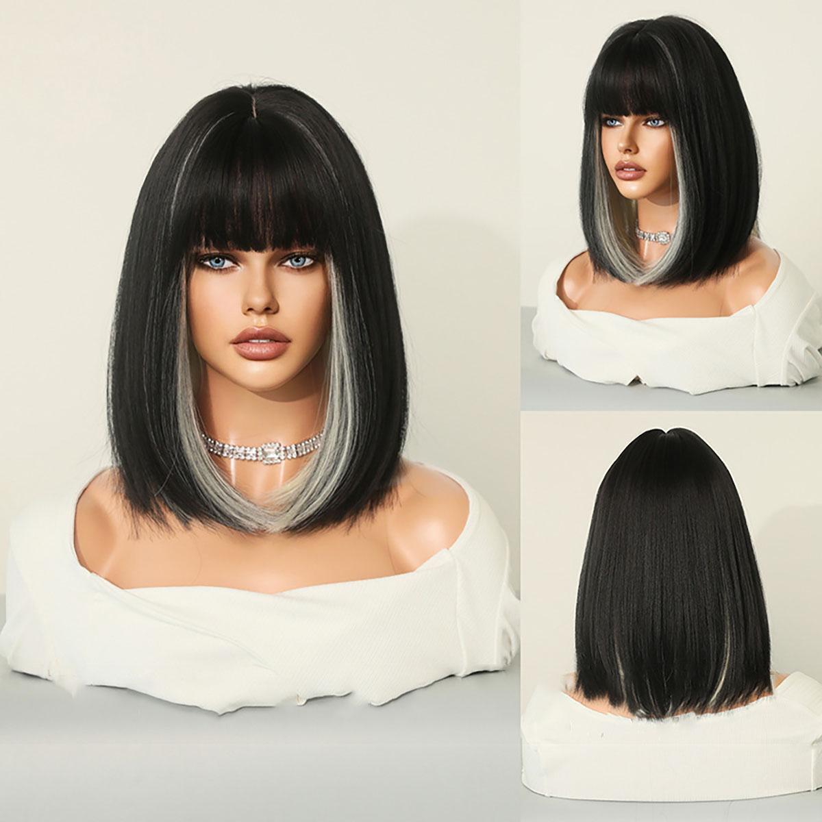 Platinum Short Straight Wig