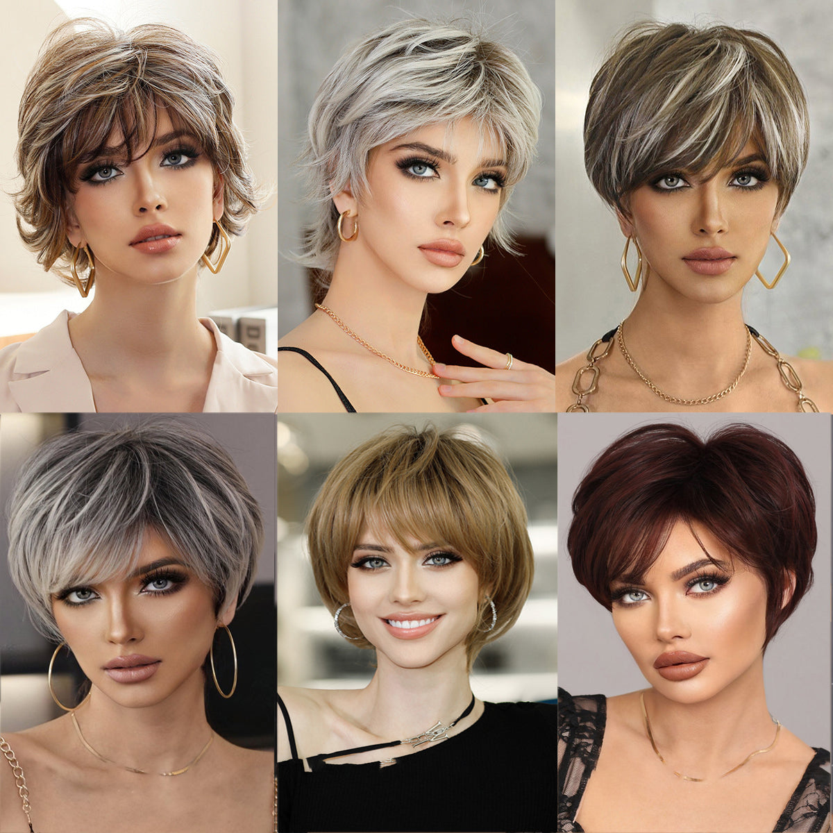 Elf Layered Short Wig