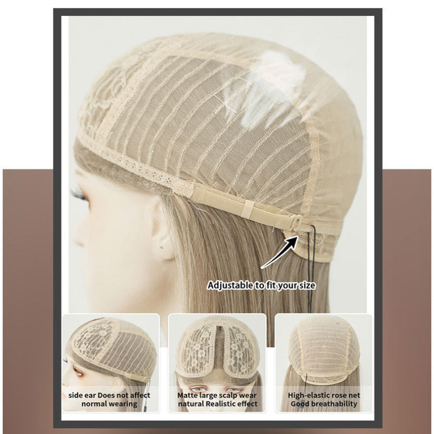 Lace Front HandWoven Light Gold Wig