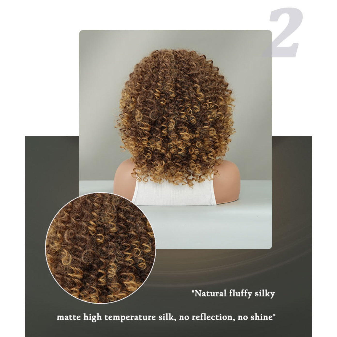 Elf Spring Coil Golden Brown Wig