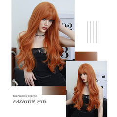 Yellow Big Wavy Long Wig