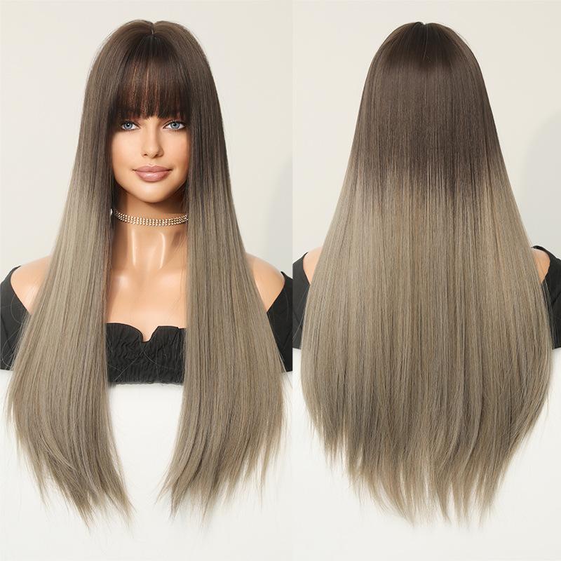 Platinum Long Straight Wig