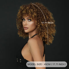 Elf Spring Coil Golden Brown Wig