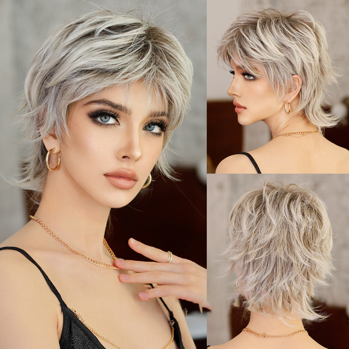 Elf Layered Short Wig