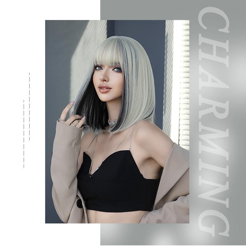 Platinum Short Straight Wig