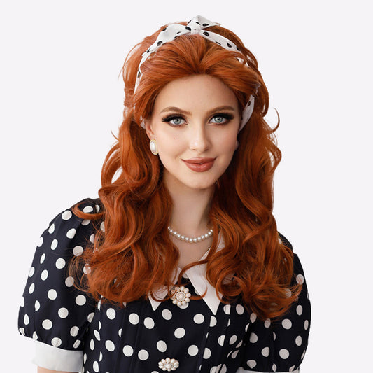 Maid  I Love Lucy Easter Orange Wig