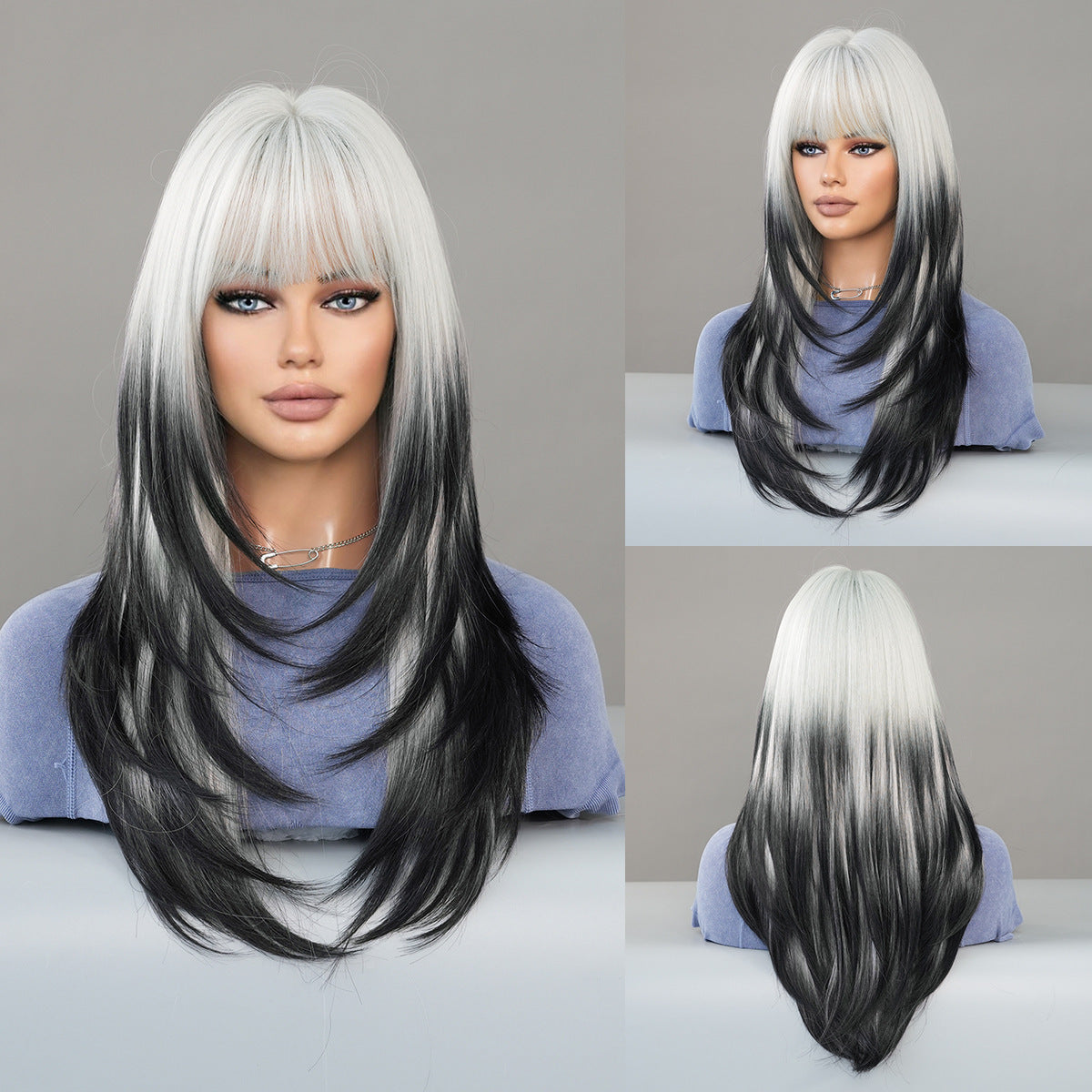 Cospaly Siamese Cat Party Wig