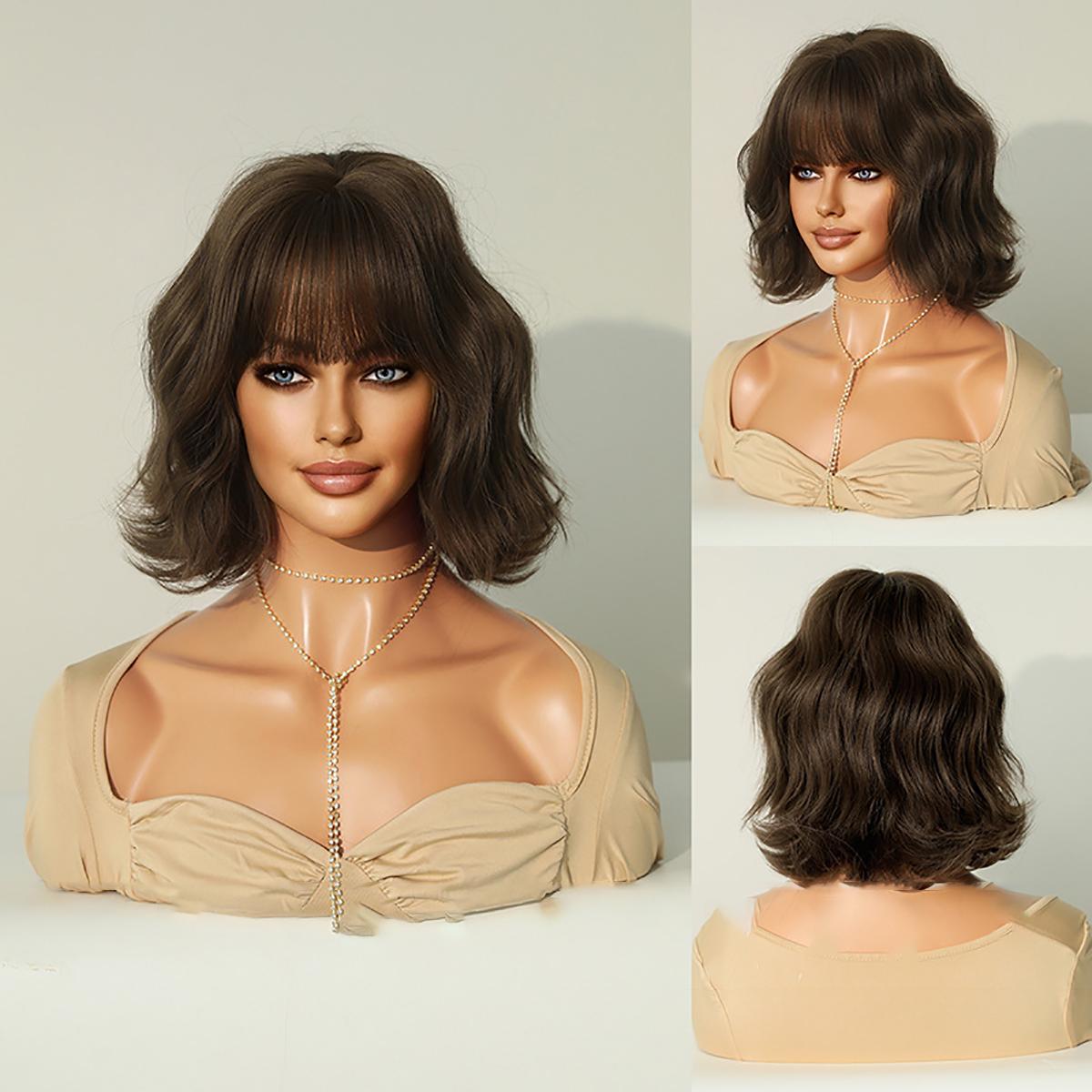 Bob Short Curly  Wig