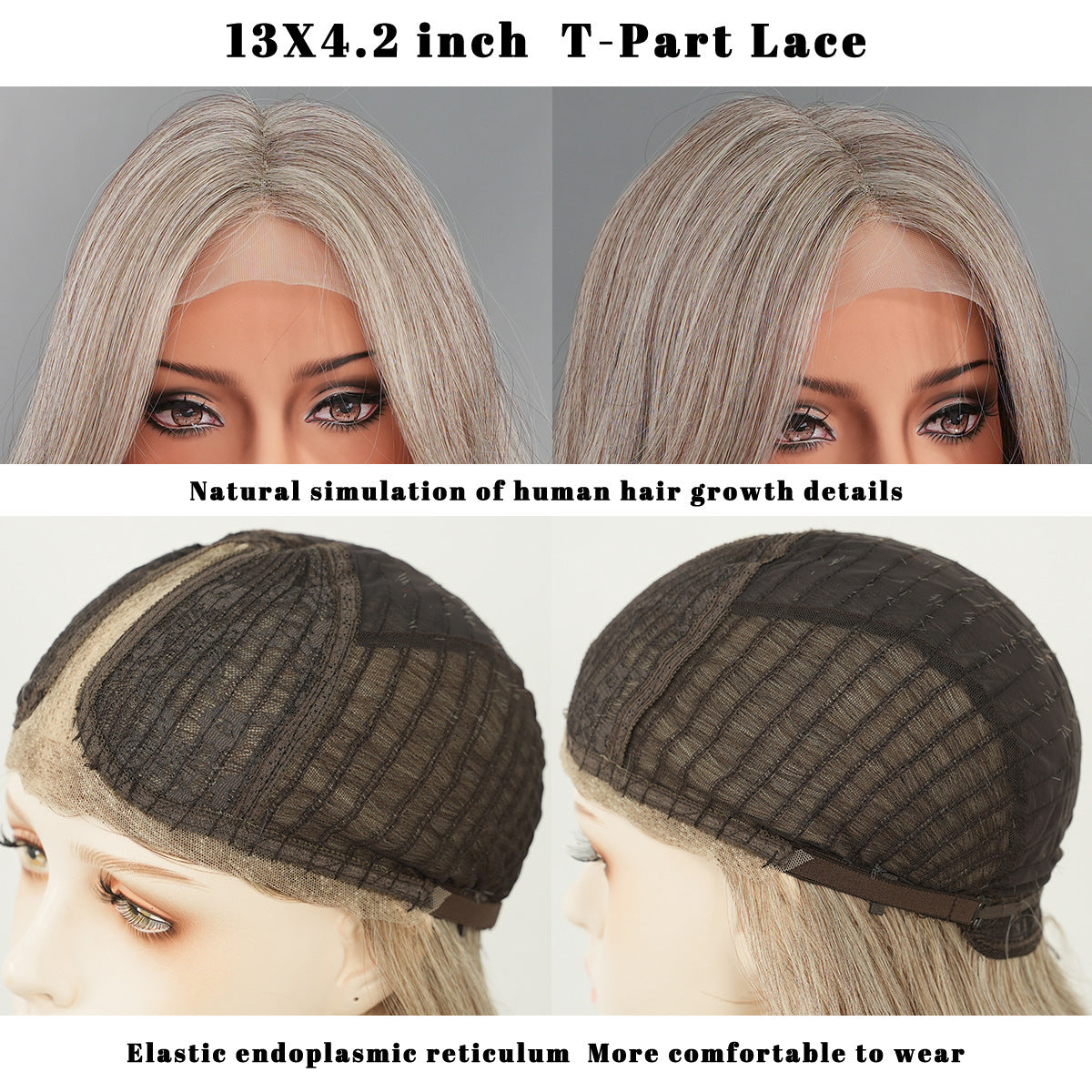 Lace Front Hand-Woven Golden Brown Wig