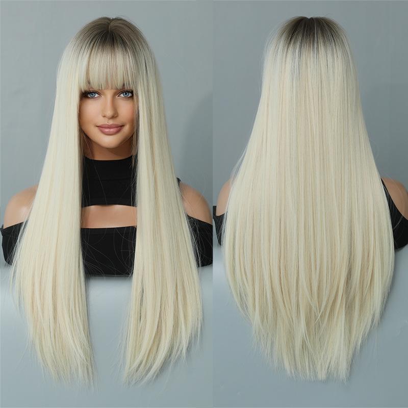 Platinum Long Straight Wig