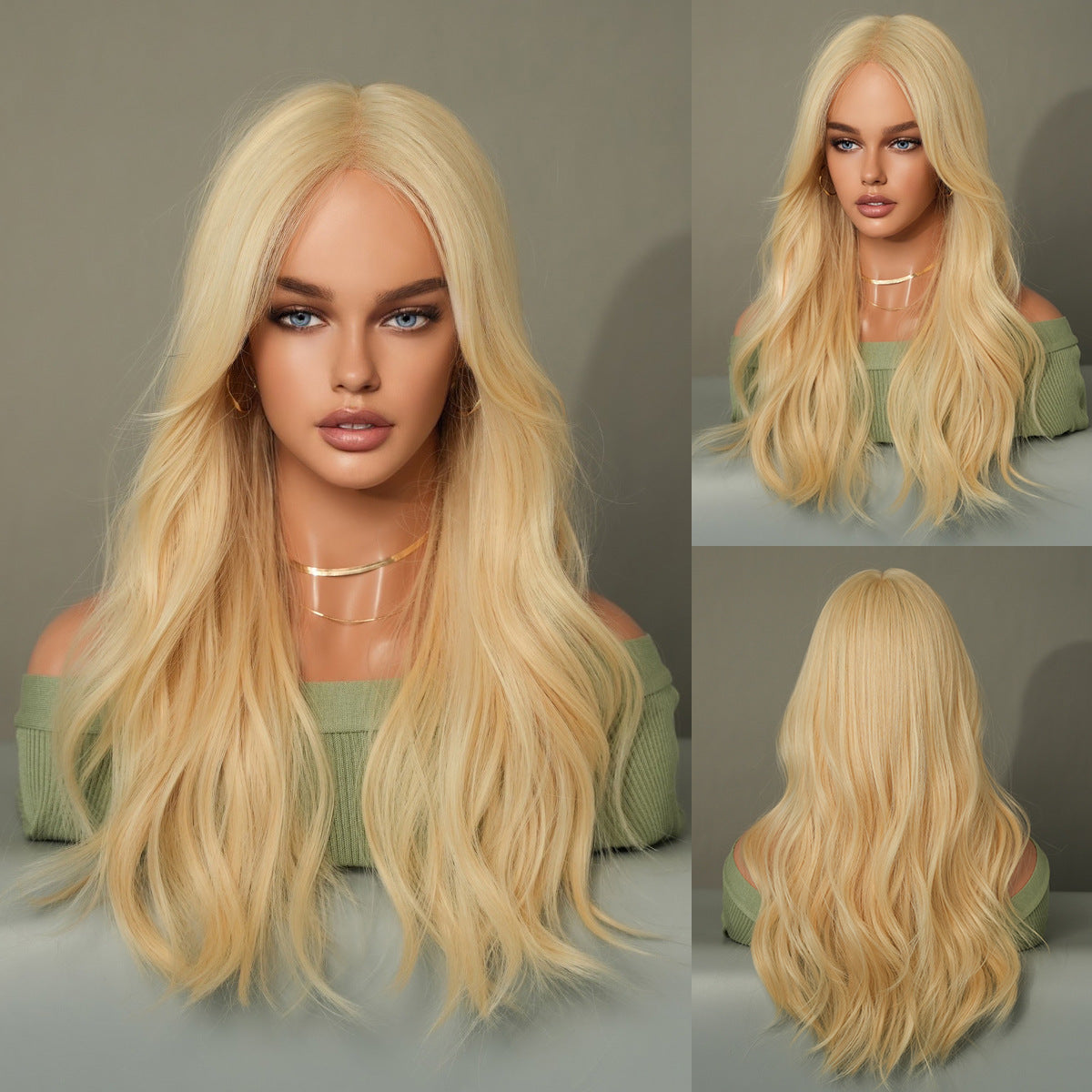 Lace Front Handmade Wavy Wig