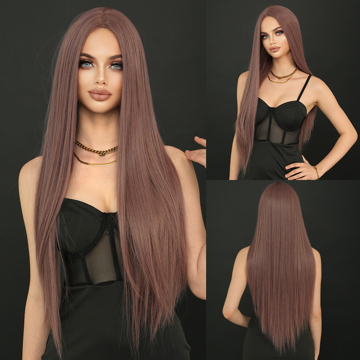 Blonde Long Straight Wig