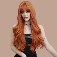 Yellow Big Wavy Long Wig