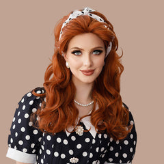 Maid  I Love Lucy Easter Orange Wig