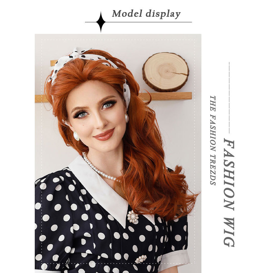 Maid  I Love Lucy Easter Orange Wig