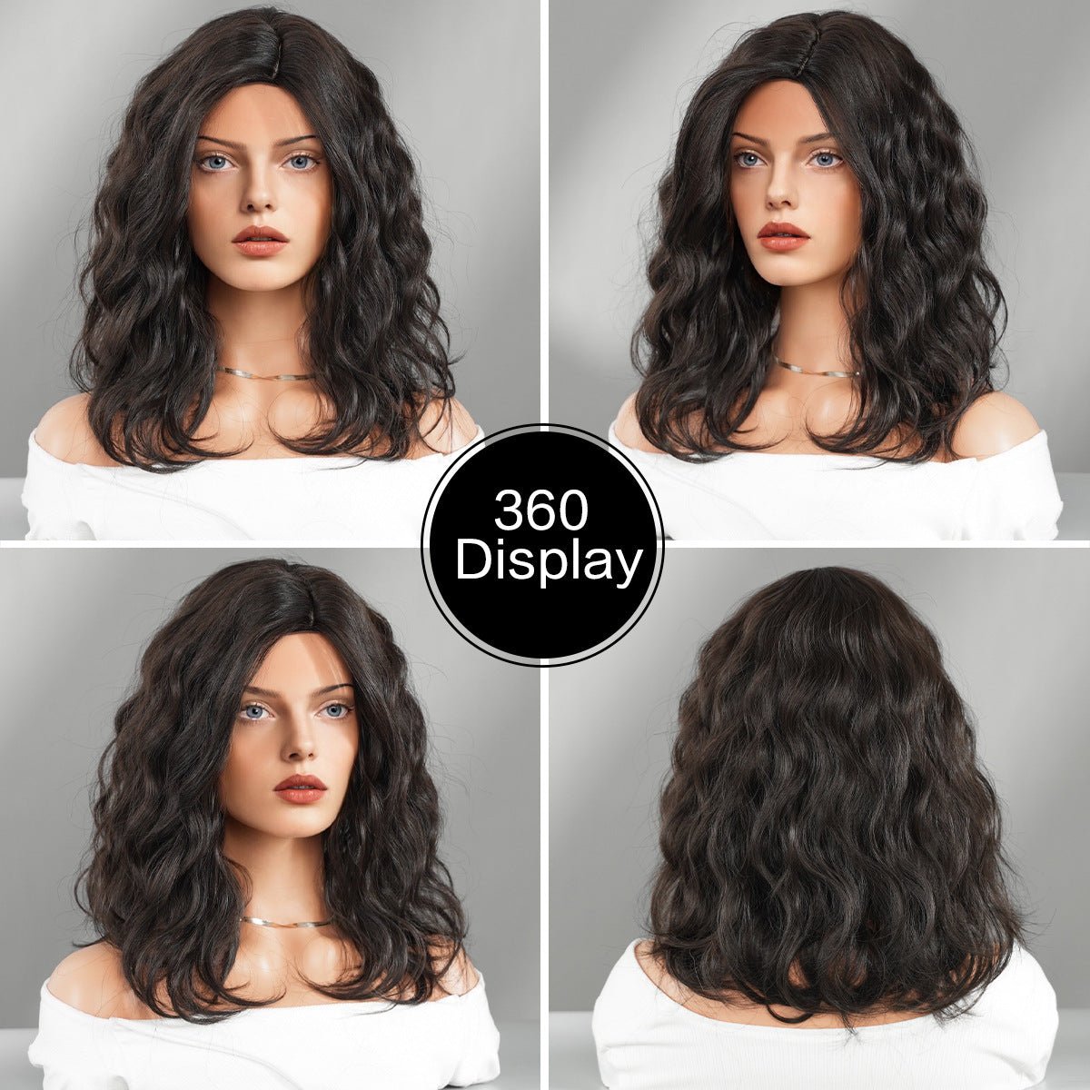 Age - Reducing Black Short Curly Wig - SERENEWIG