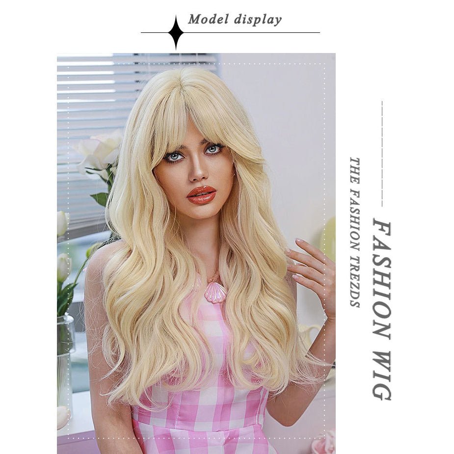 Barbie Golden Long Wave Wig - SERENEWIG