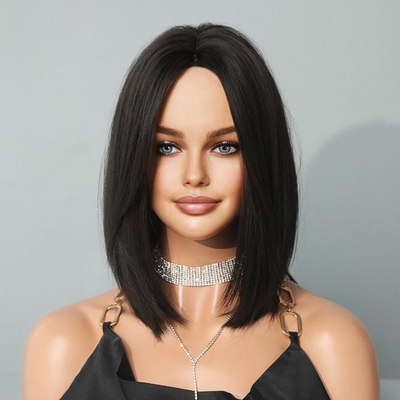 Black Hair | Short Straight Wig - SERENEWIG