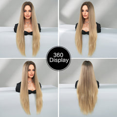 Blonde Long Straight Wig - SERENEWIG