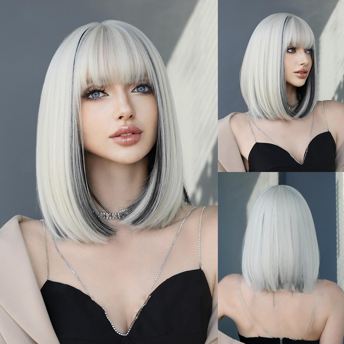 Platinum Short Straight Wig