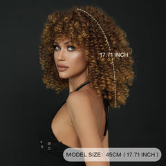 Elf Spring Coil Golden Brown Wig - SERENEWIG