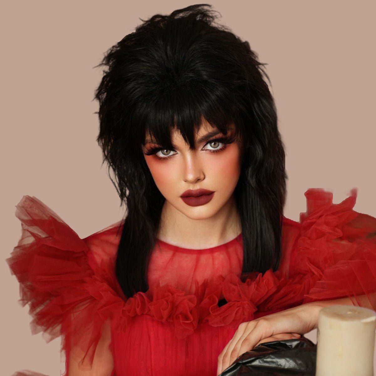 Halloween Black Short Wig - SERENEWIG