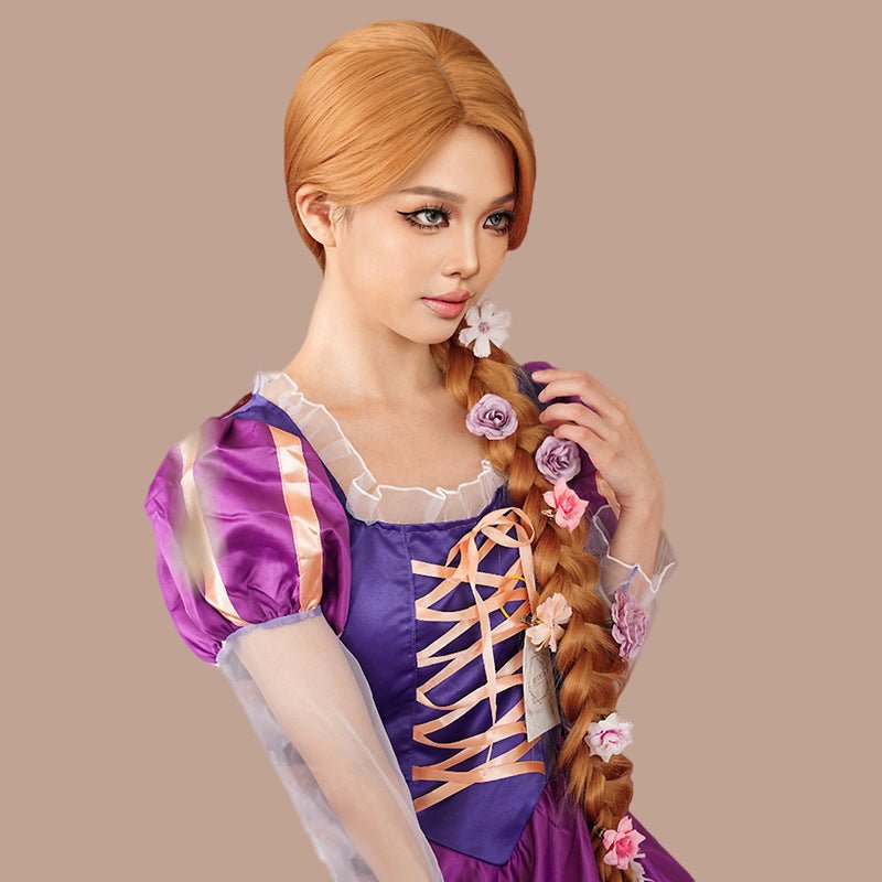 Halloween Princess Rapunzel Golden Wig - SERENEWIG