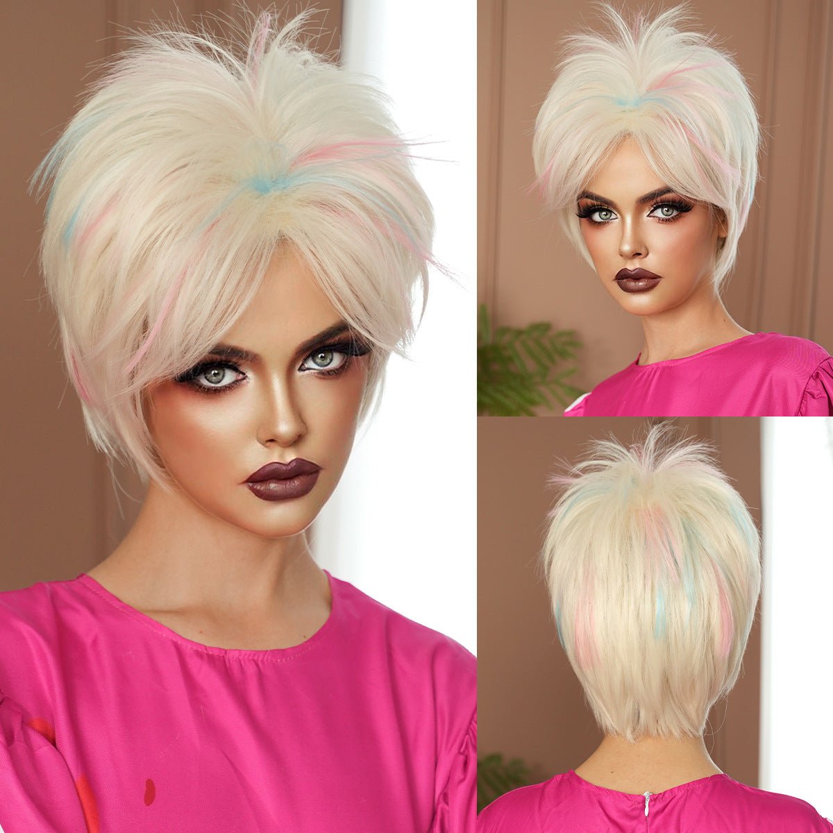 Halloween Weird Barbie Short Wig - SERENEWIG