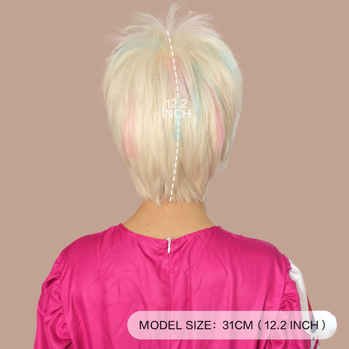 Halloween Weird Barbie Short Wig - SERENEWIG