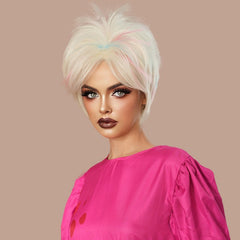 Halloween Weird Barbie Short Wig - SERENEWIG