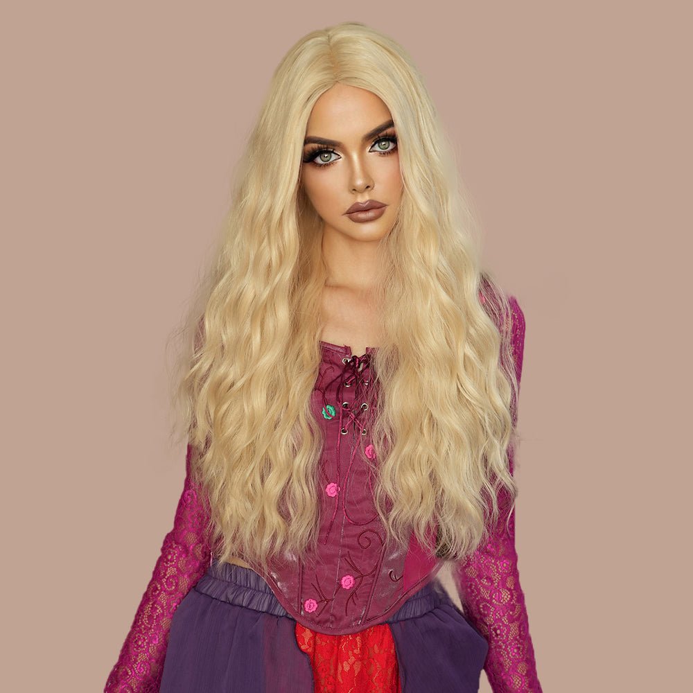 Halloween Witch Long Wavy Wig - SERENEWIG