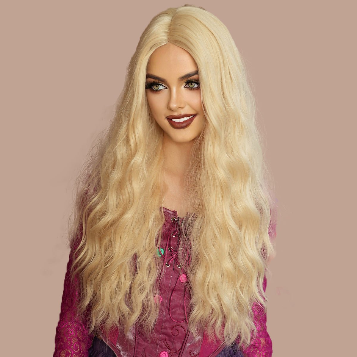 Halloween Witch Long Wavy Wig - SERENEWIG