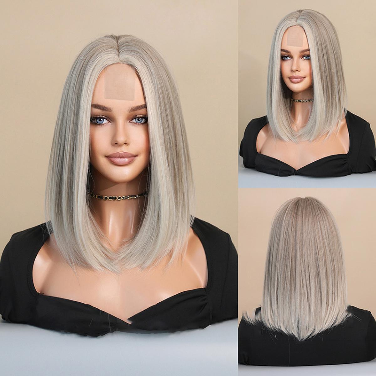 Lace Front Hand - Woven Black Short Wig - SERENEWIG