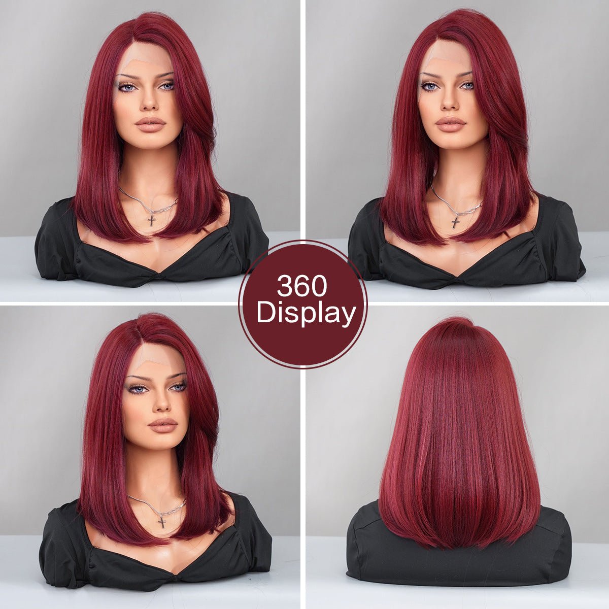 Lace Front Hand - Woven Crimson Wig - SERENEWIG