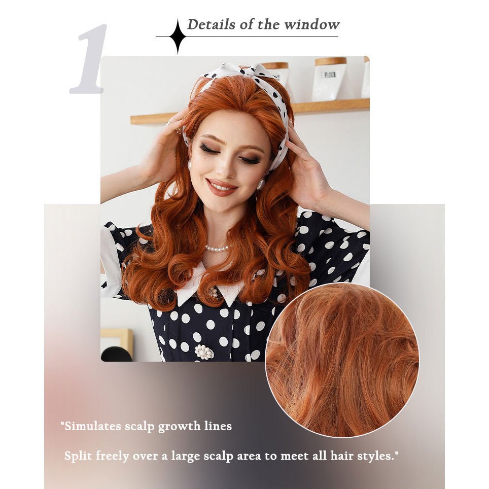 Maid I Love Lucy Easter Orange Wig - SERENEWIG