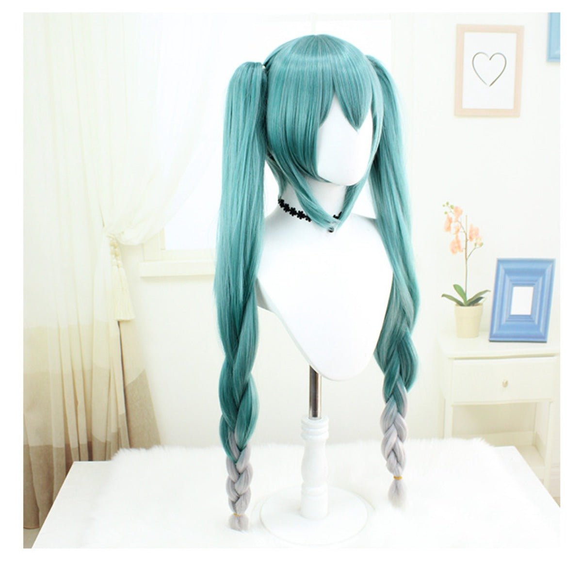 SNOW MIKU Ponytail Wig - SERENEWIG