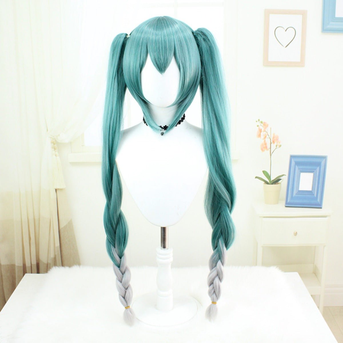 SNOW MIKU Ponytail Wig - SERENEWIG