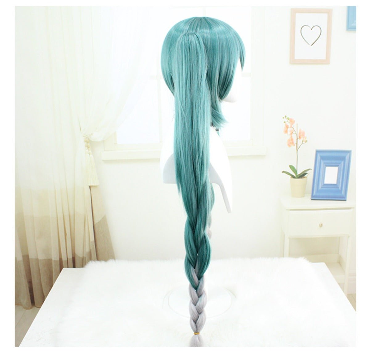 SNOW MIKU Ponytail Wig - SERENEWIG