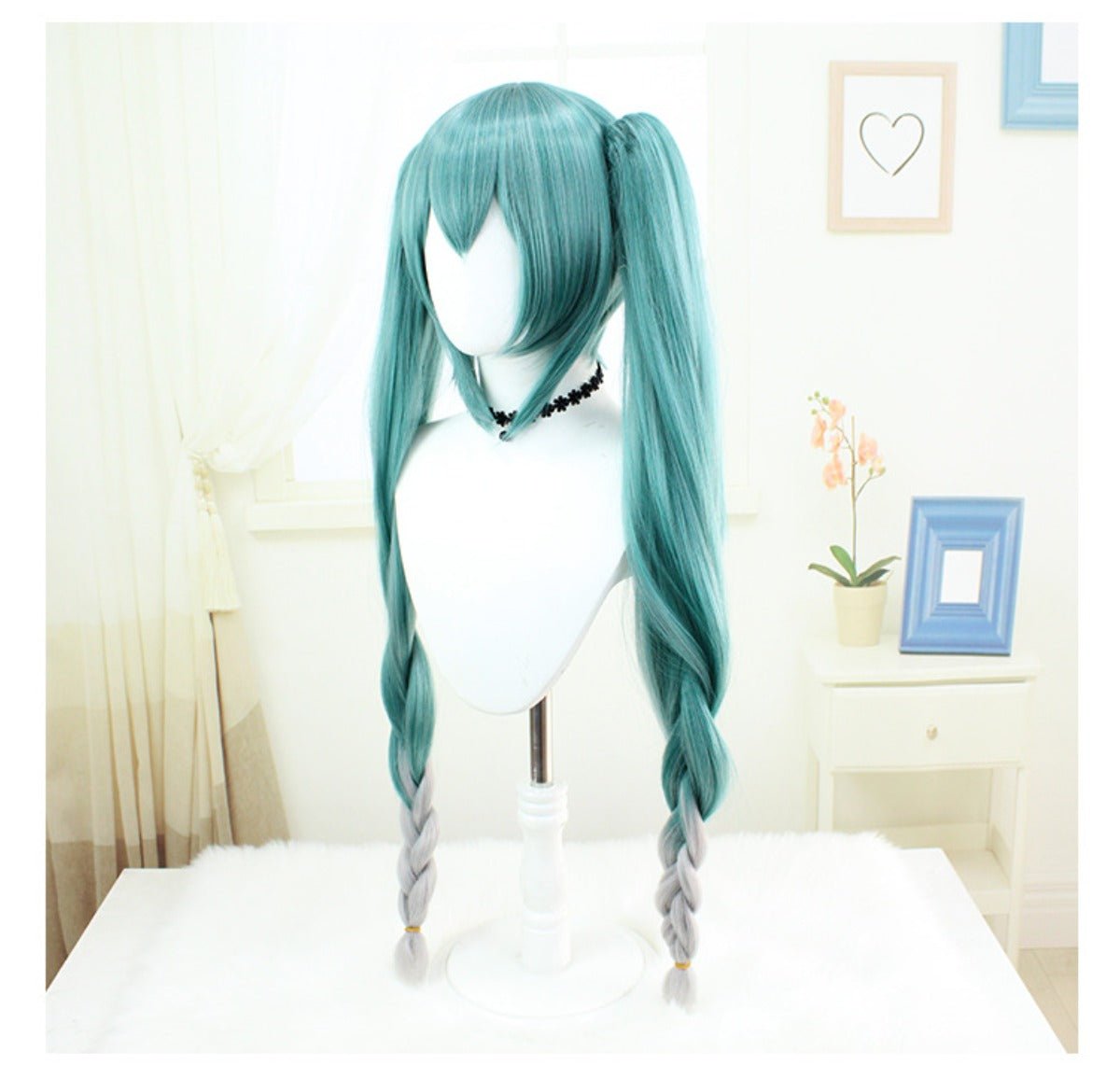 SNOW MIKU Ponytail Wig - SERENEWIG