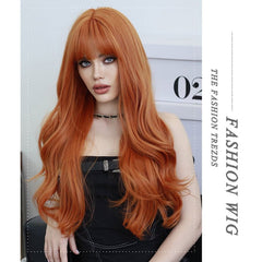 Yellow Big Wavy Long Wig - SERENEWIG